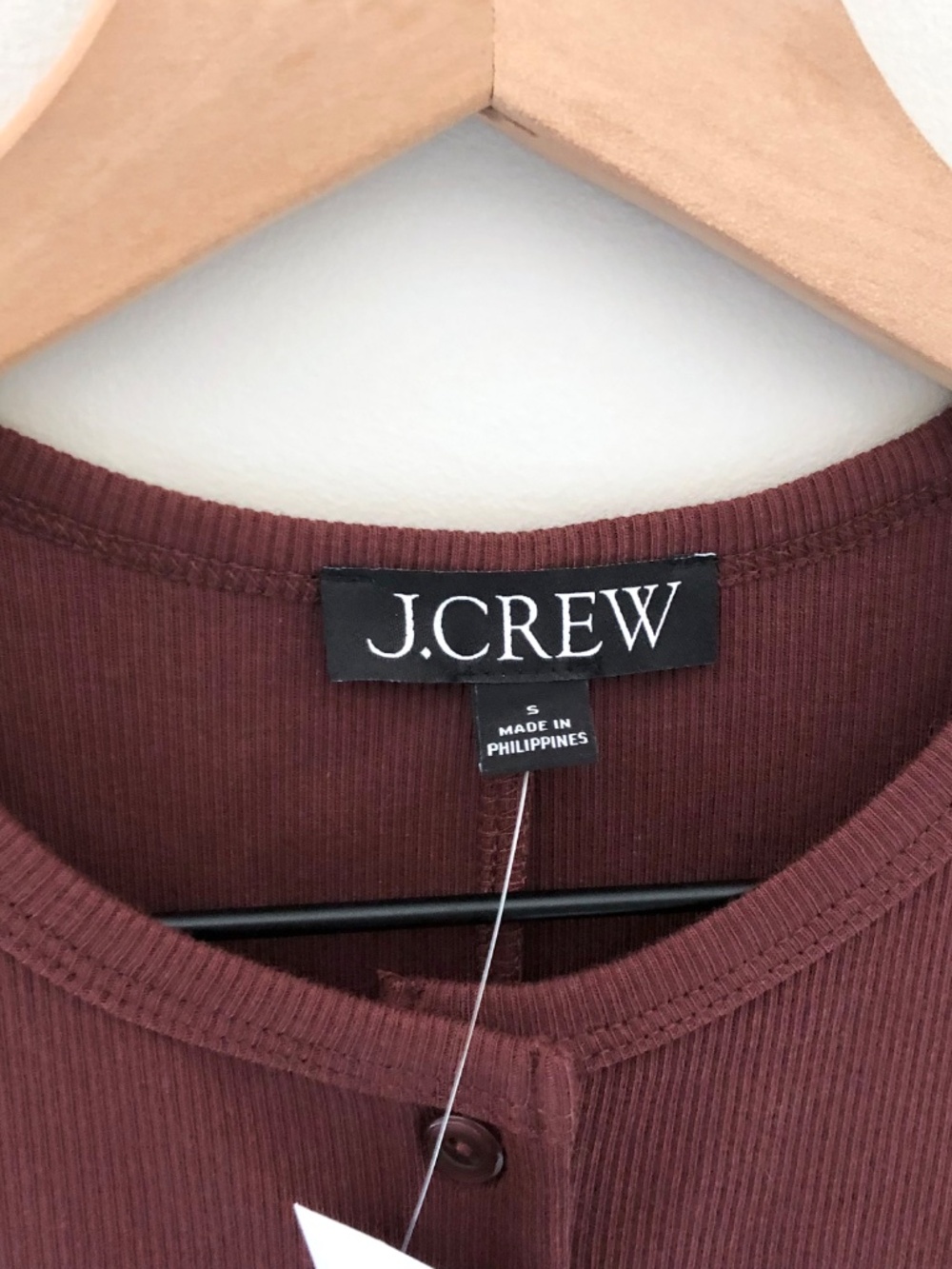 NWT J.Crew Perfect Rib Button-up Shell Top - Picture 3 of 5
